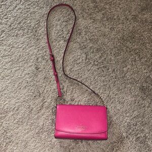 Hot pink Kate spade purse
